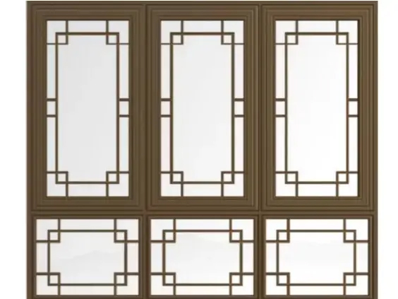 135中式仿古门窗
